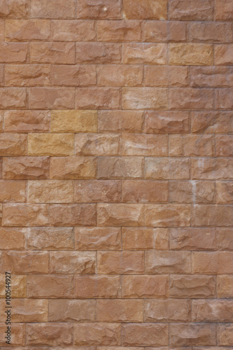 Rock brick wall for background.