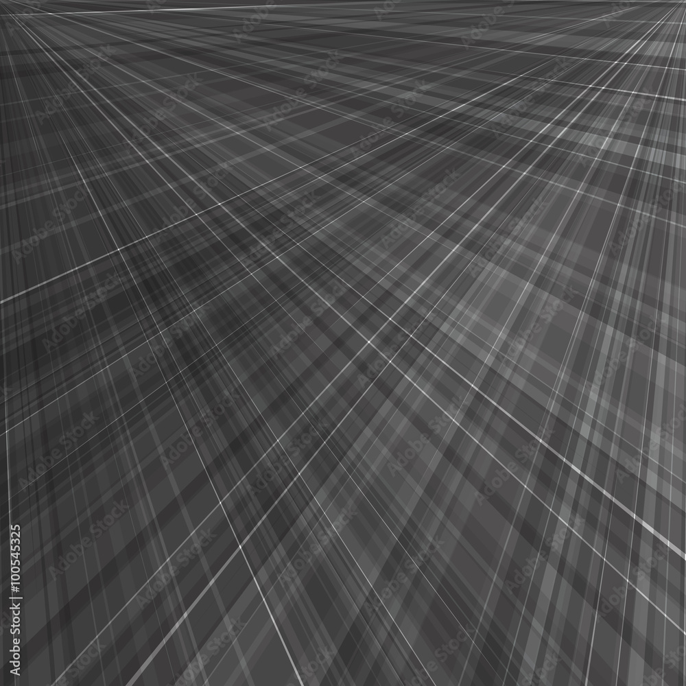 Obraz premium Abstract monochrome background of radial rays.