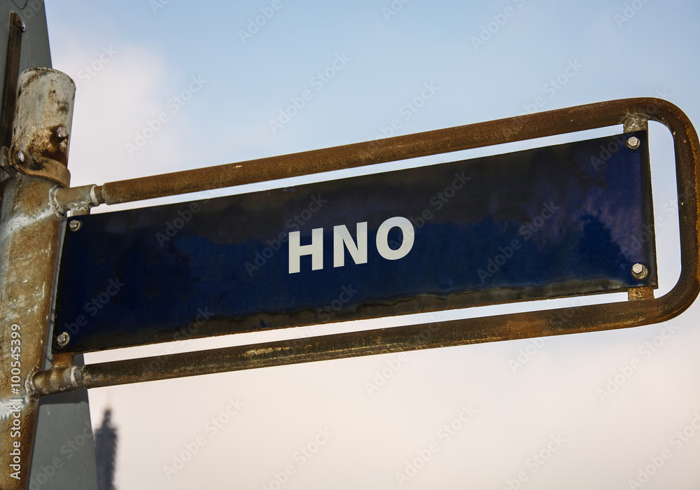 Schild 37 - HNO