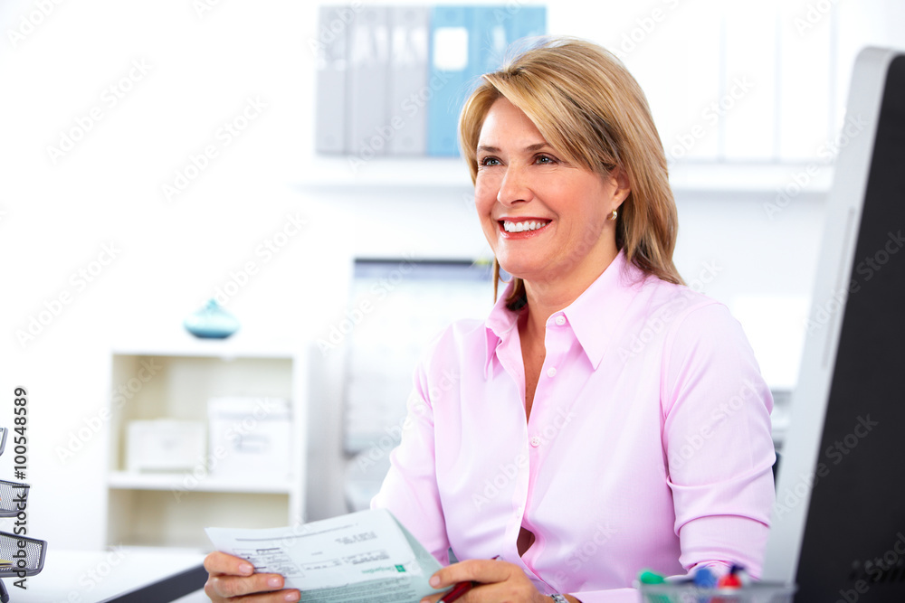 Beautiful mature business woman.