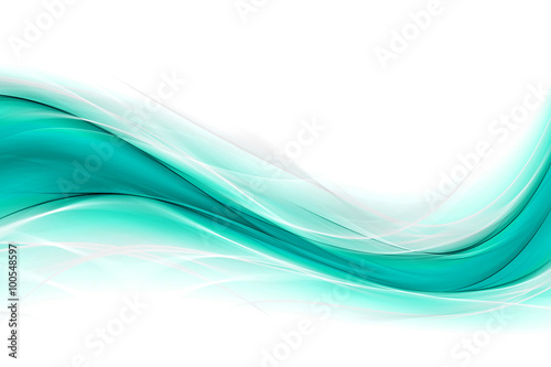 Awesome Abstract Blue Wave Design