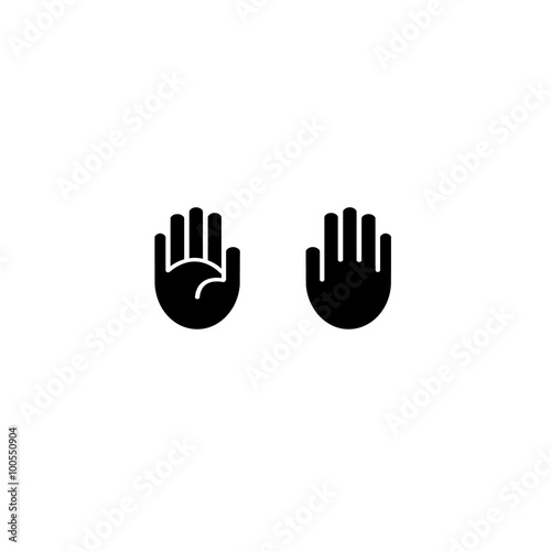 Vector hand icon