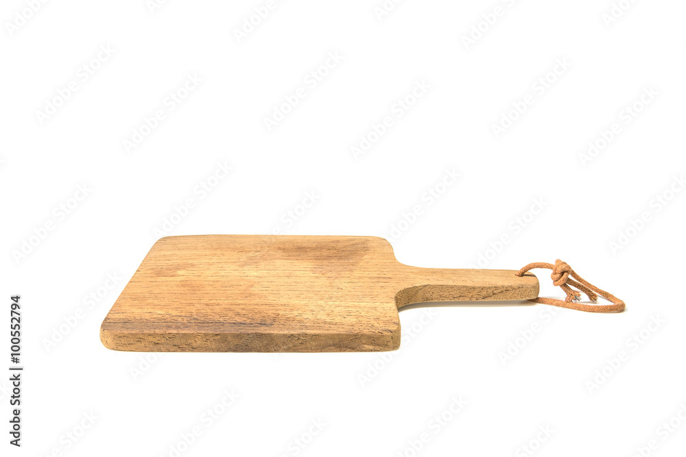 wooden chopping block 