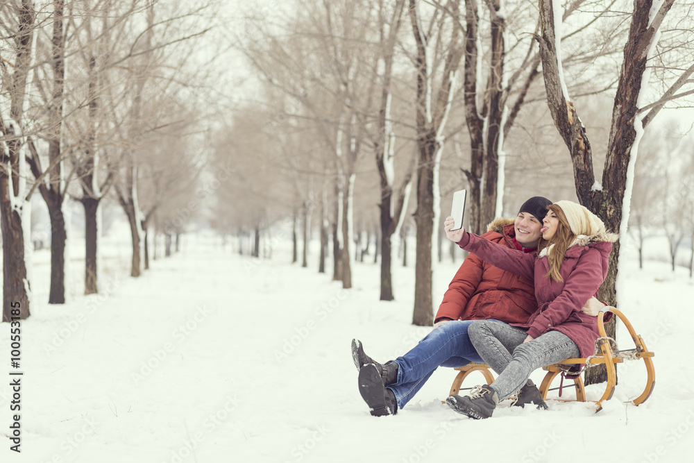 Obraz premium Selfie