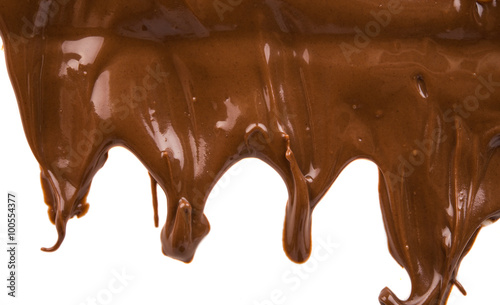 chocolate cream close up