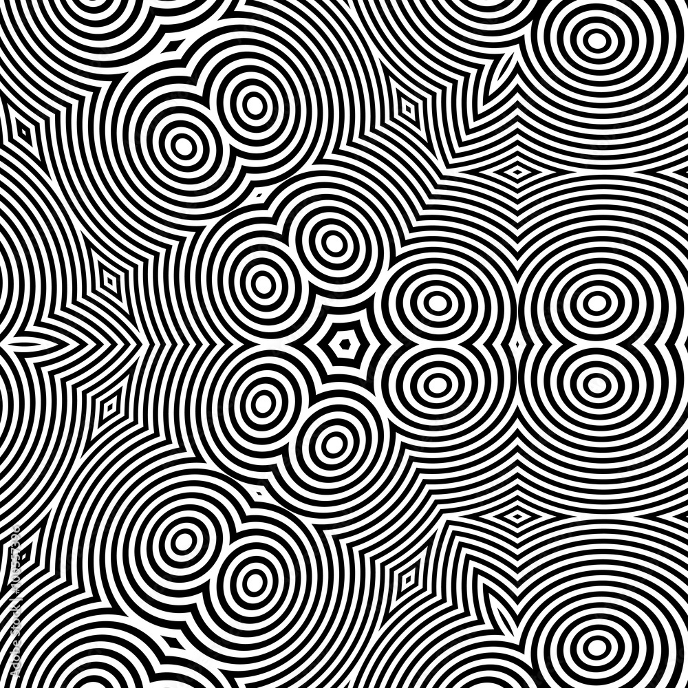 Abstract 3d Geometrical Background. Pattern With Optical Illusion. Abstract 3d Geometrical Background. Pattern With Optical Illusion.