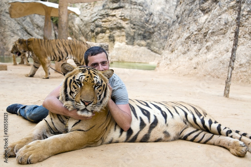 People with tiger temple