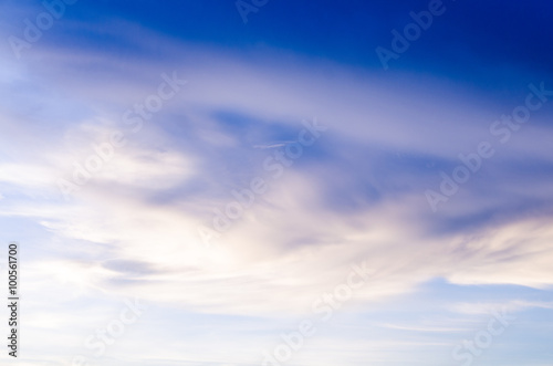 Beautiful blue sky and cloud © 31december