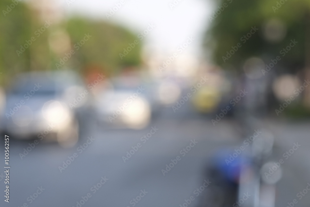 Traffic road / Abstract blur background of traffic road.