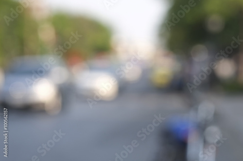 Traffic road / Abstract blur background of traffic road.