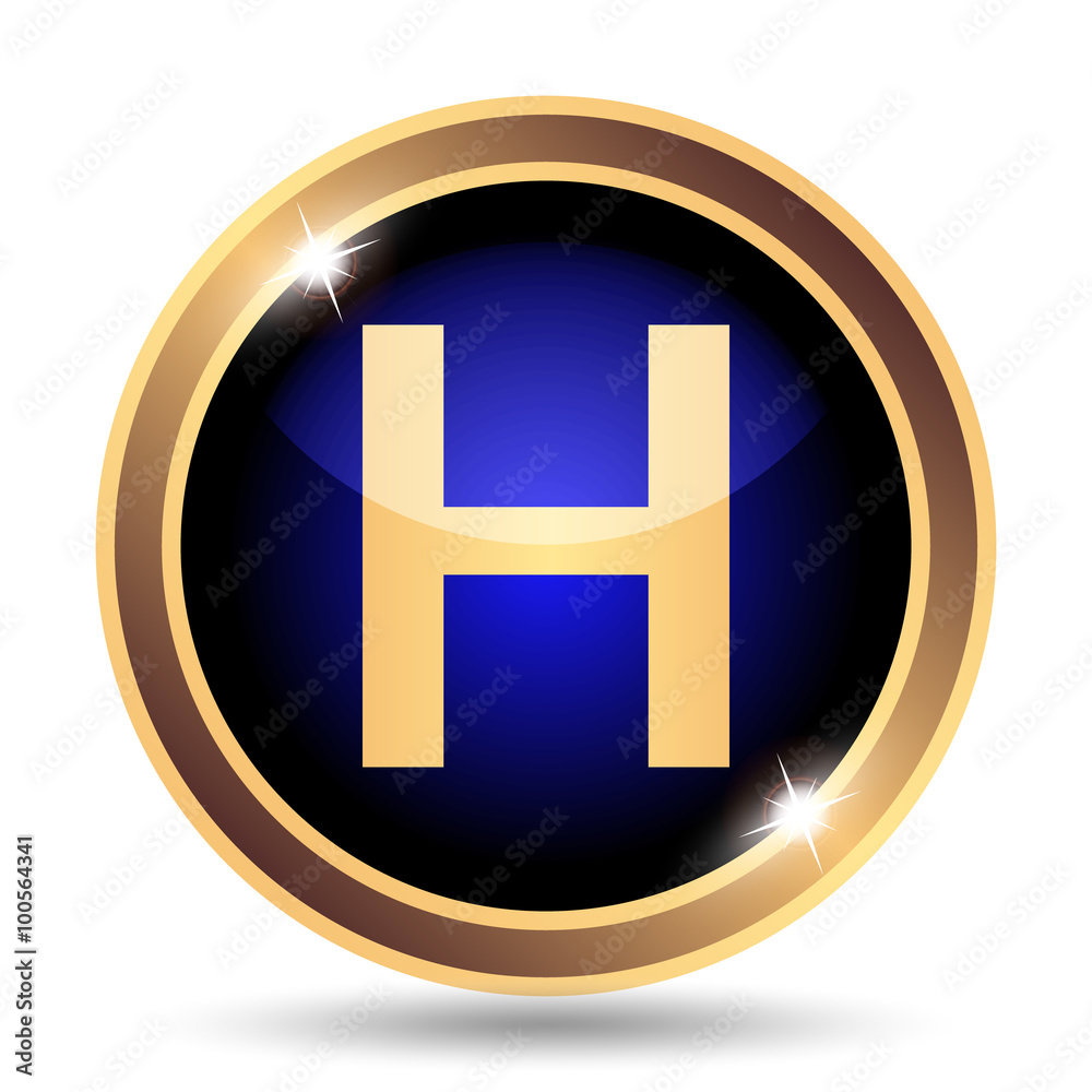 Obraz premium Hospital icon