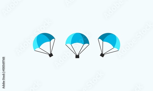 parachute logo vector