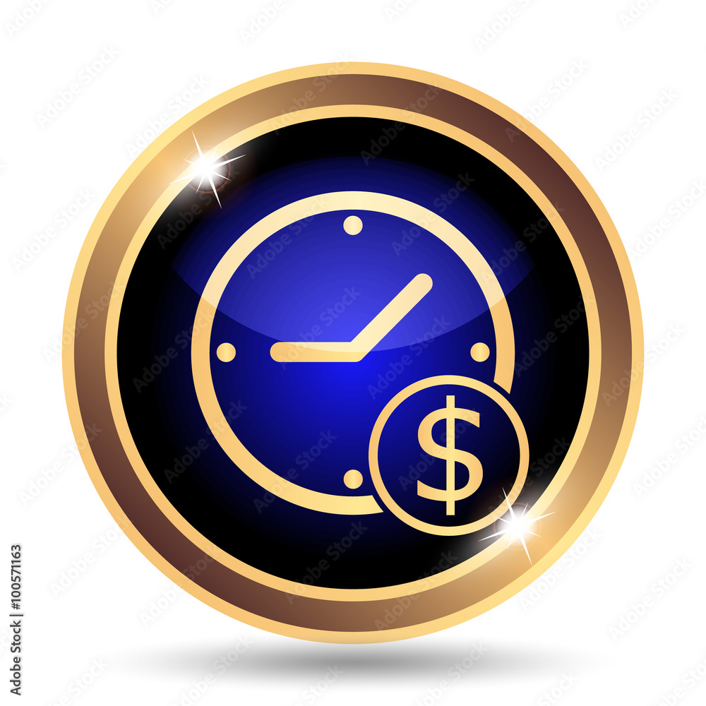 Time is money icon Time is money icon