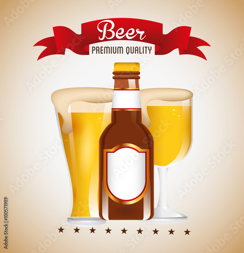 cold beer design 