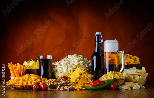 Salty Snacks and Drinks