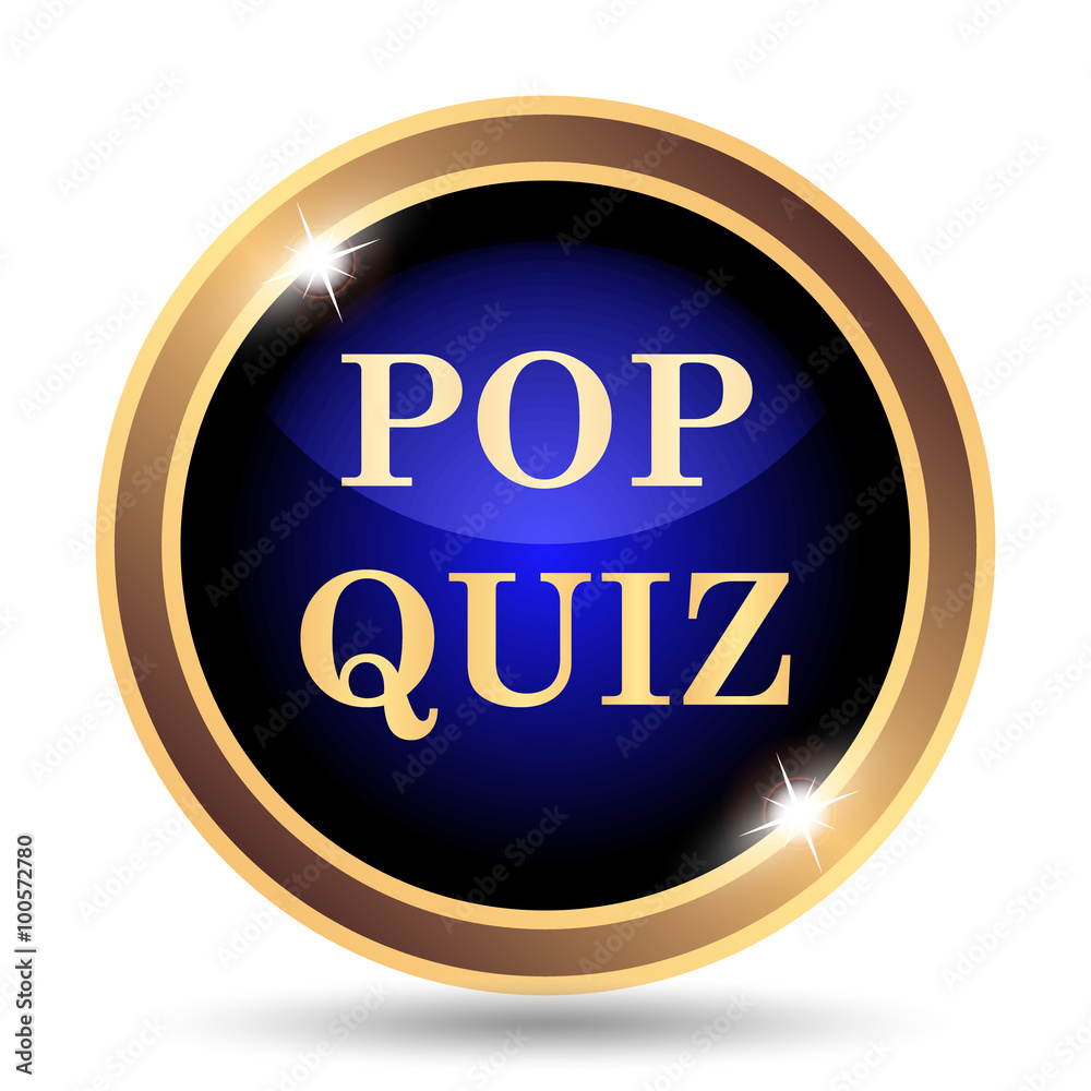 Pop quiz icon Pop quiz icon
