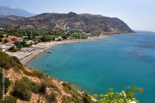 Fototapeta Naklejka Na Ścianę i Meble -  Badestrand bei Agia Galini / Insel Kreta