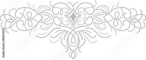 Embroidery traditional vector illustration design