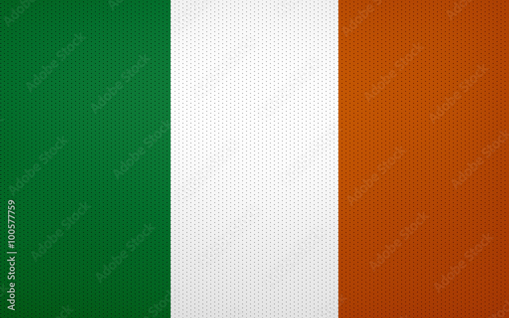 Closeup of Cote d'Ivoire flag 