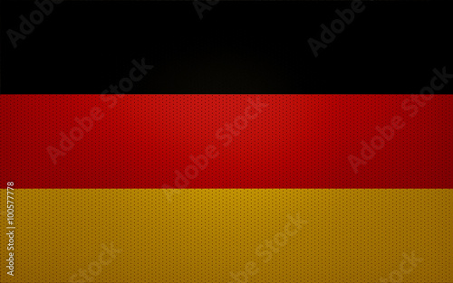 Closeup of Germany flag