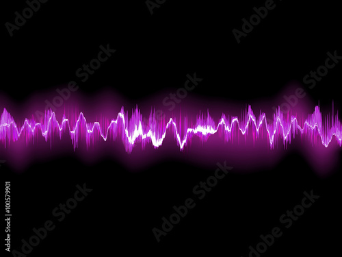 Abstract purple waveform. EPS 8