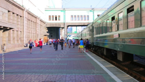 Wallpaper Mural Trans Siberian train station, Novosibirsk Torontodigital.ca