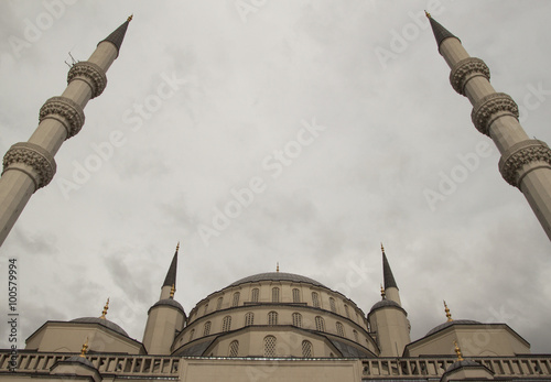 Fotografie Türkiye Ankara Kocatepe cami, İslamiyet mimari ve yapı cami minare namaz ve Müsl