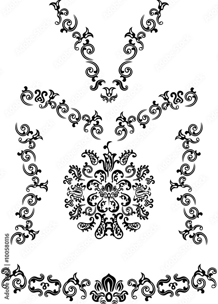 Neckline illustration vector design fashion Neckline illustration vector design fashion