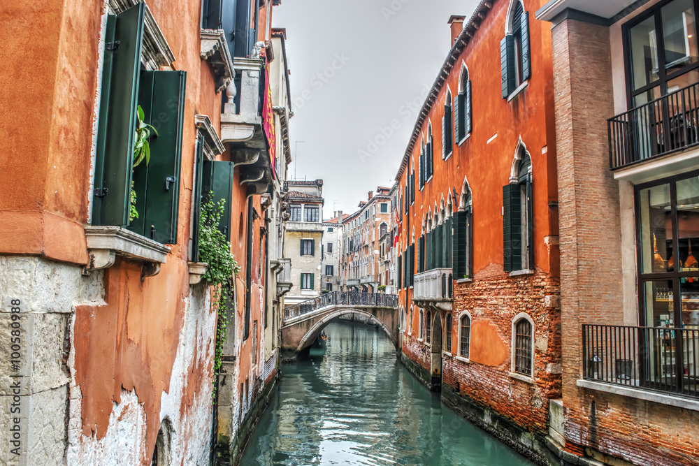 colorful buildings in Venice