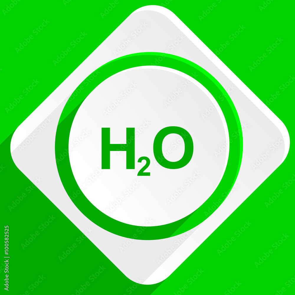 water green flat icon water green flat icon