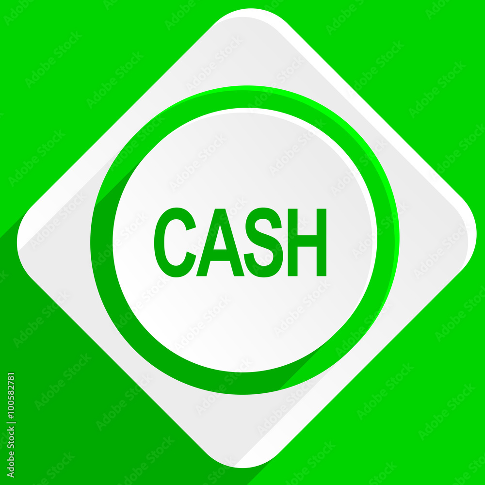 cash green flat icon cash green flat icon