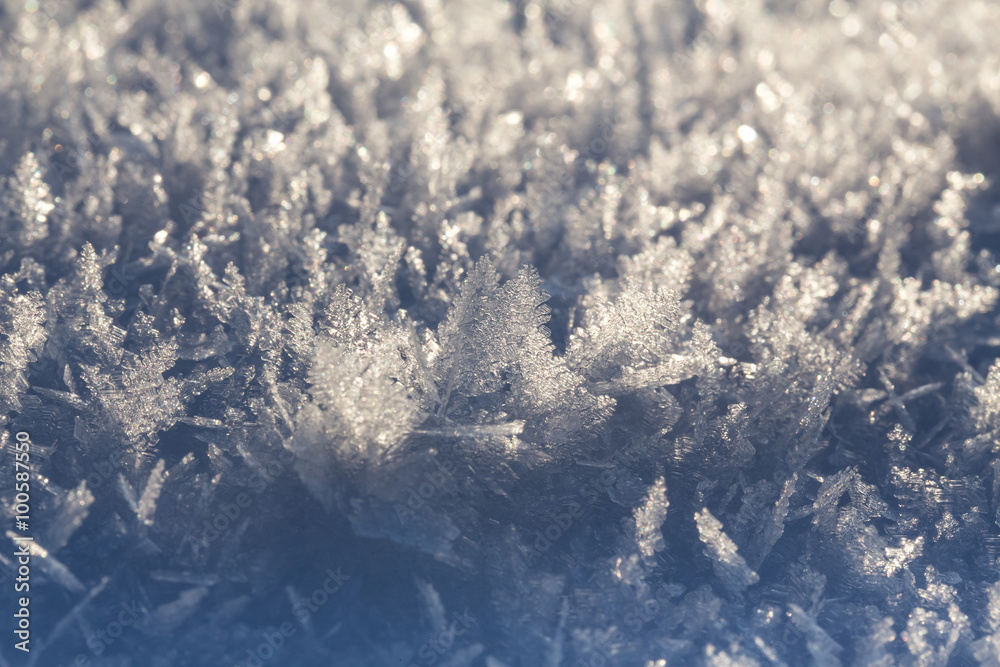 ice and snow crystals background ice and snow crystals background