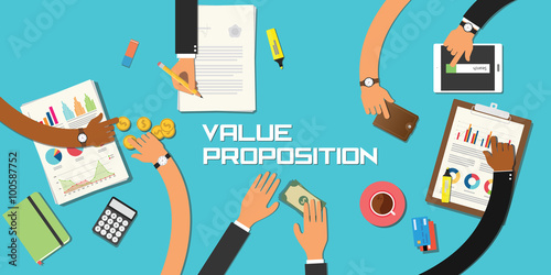 value proposition concept team work business