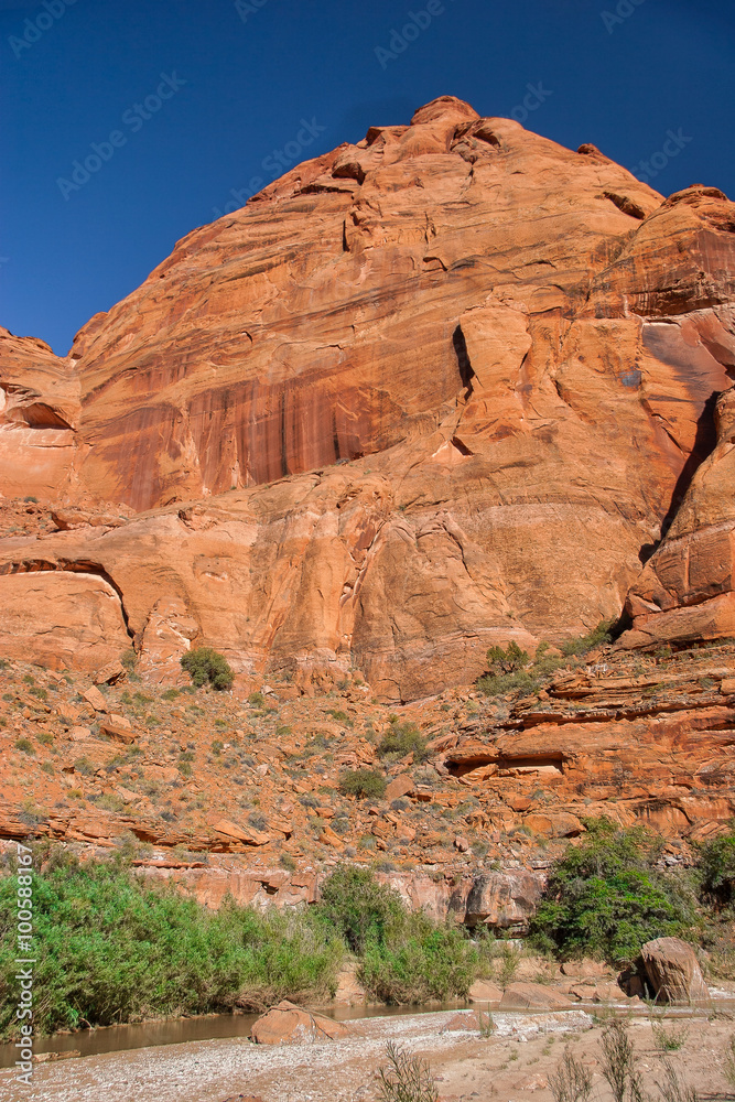 AZ-UT-Paria Canyon-Vermillion Cliffs Wilderness. The Paria Canyon multi-day backpack is a spectacular trip down this remote slot canyon, with hundreds of stream crossings.