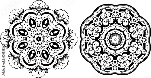 Mandala ethnic indian illustration design