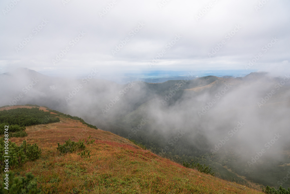 Mountains Tatras - trip in the clouds