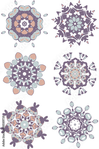 Mandala ethnic indian illustration design