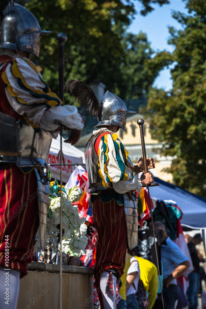 Armour of the medieval knight