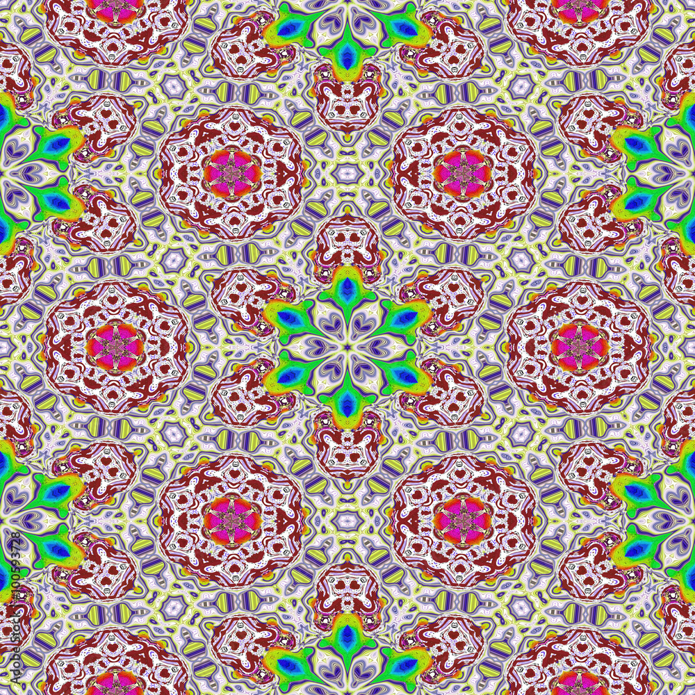 Kaleidoscopic ornamental pattern Kaleidoscopic ornamental pattern