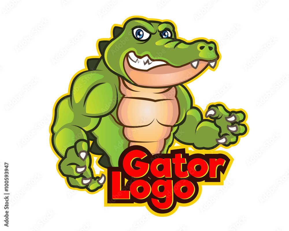 Naklejka premium Gator Logo