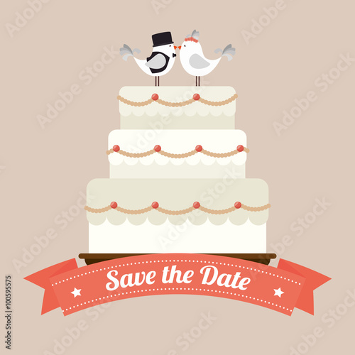 Wedding cute card 