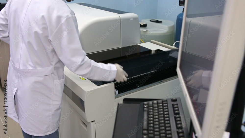 Testing blood samples Testing blood samples