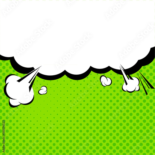 Speech Bubble Pop-Art Style