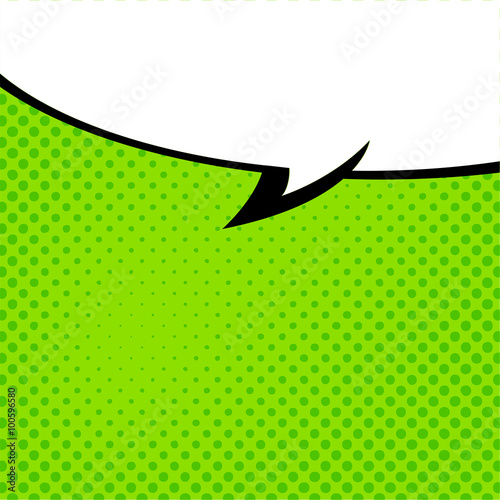Speech Bubble Pop-Art Style