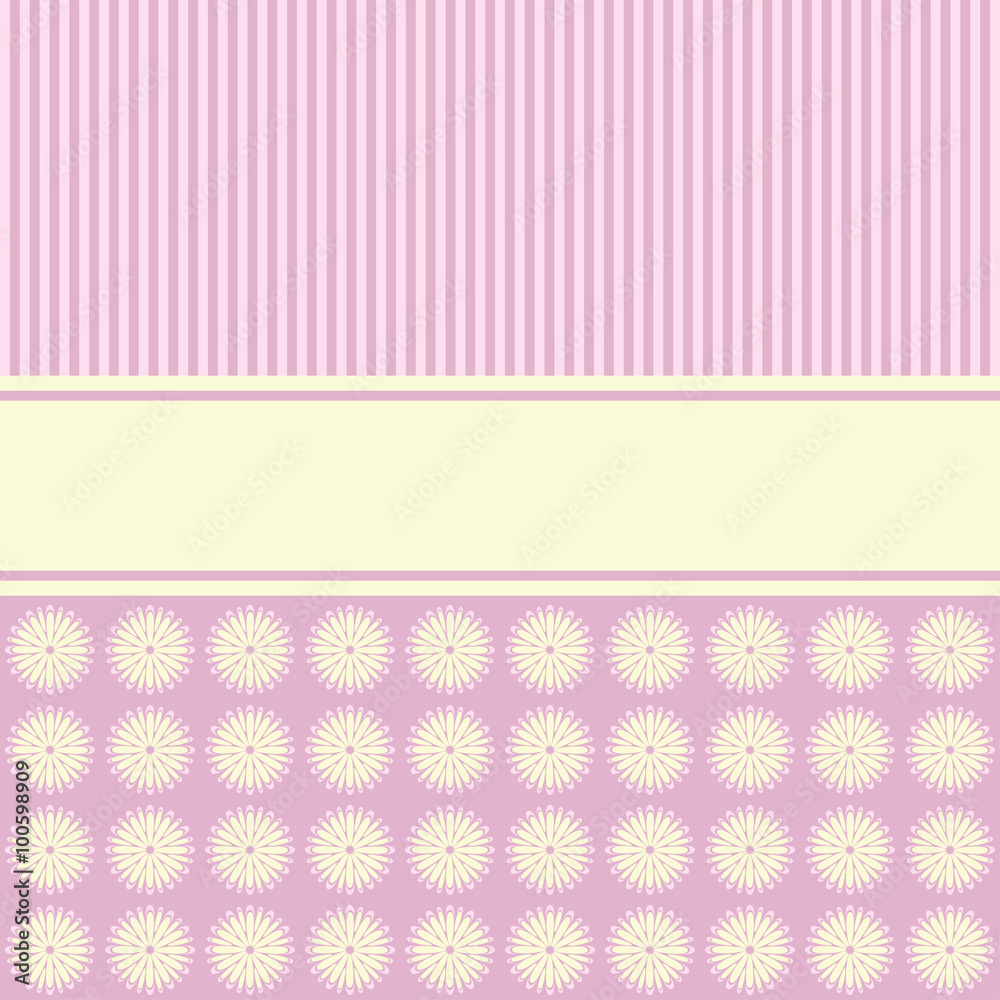 Lilac vector card Lilac vector card
