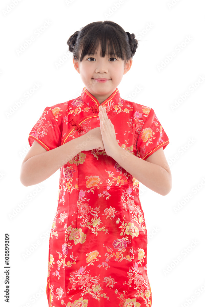 Beautiful asian girl wishing you a happy Chinese New Year Beautiful asian girl wishing you a happy Chinese New Year