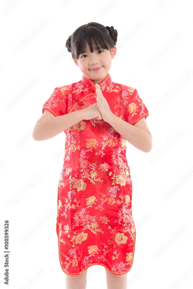 Beautiful asian girl wishing you a happy Chinese New Year Beautiful asian girl wishing you a happy Chinese New Year