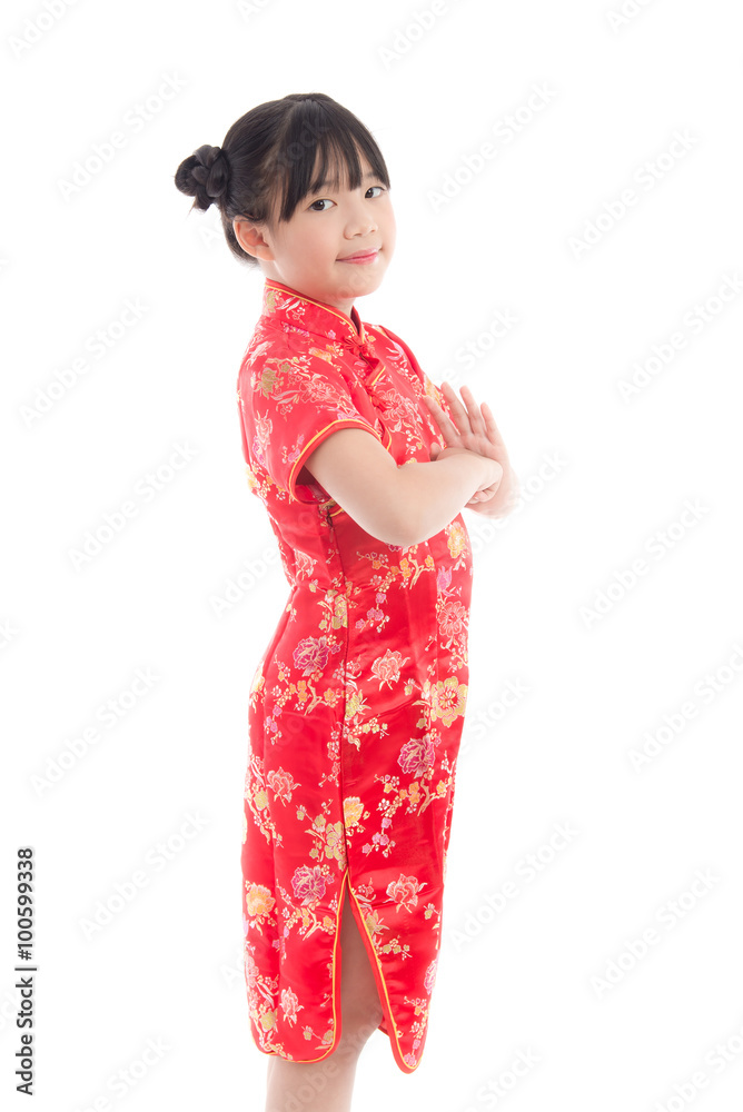 Beautiful asian girl wishing you a happy Chinese New Year Beautiful asian girl wishing you a happy Chinese New Year