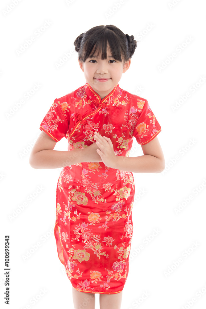 Beautiful asian girl wishing you a happy Chinese New Year Beautiful asian girl wishing you a happy Chinese New Year
