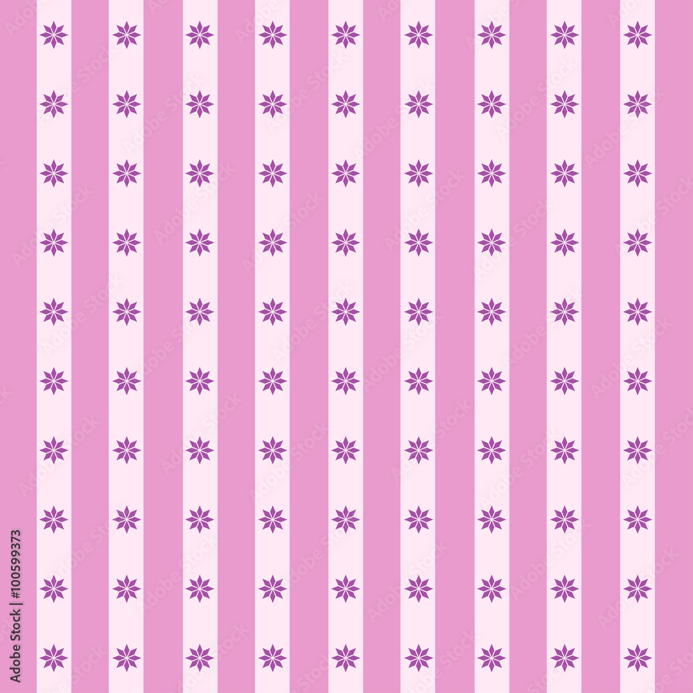 Floral pattern in pink